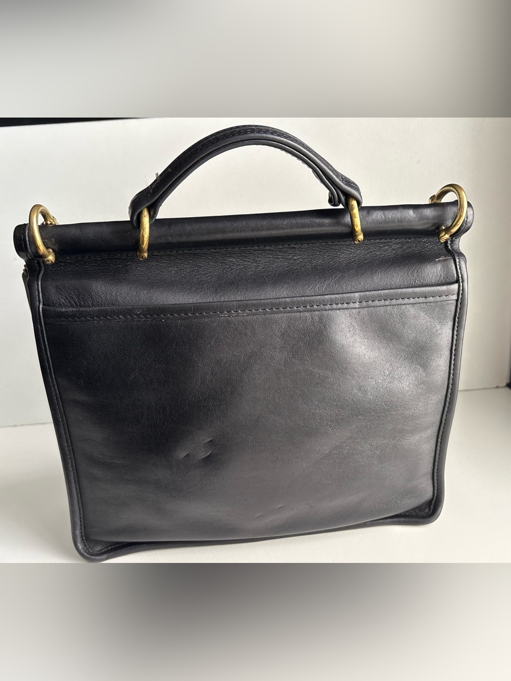 Coach Black Cat Leather Willis Crossbody Bag - Picture 4 of 16